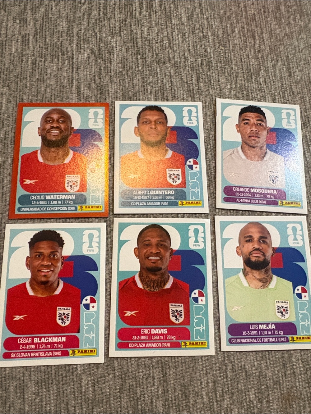 Panini FIFA World Cup 2026 - Panama Player Sticker